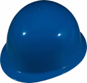 A blue safety helmet ABS-1