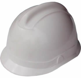 A white safety helmet ABS-2